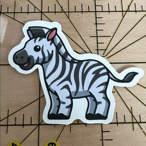 💜13/$13 +Bundle Sticker Sale | Zebra Animal Waterproof Sticker